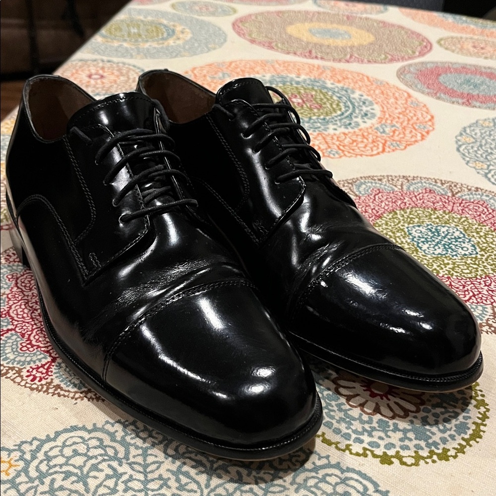Bostonian Classics 20390 First Flex Black Leather Oxford size 10.5 men’s
